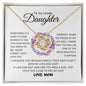 Lovely Daughter Love Knot Necklace From Mom