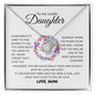 Lovely Daughter Love Knot Necklace From Mom