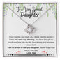 Special Daughter Love Knot Necklace From Dad