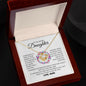 Lovely Daughter Love Knot Necklace From Mom