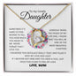 Lovely Daughter Forever Love Necklace From Mom