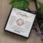 Lovely Daughter Forever Love Necklace From Mom