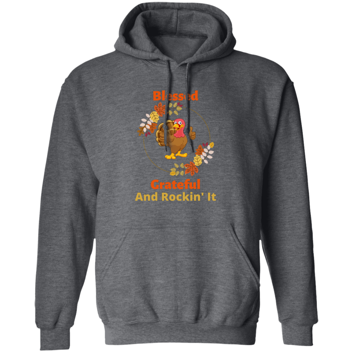 Blessed Grateful And Rockin' It Pullover Hoodie