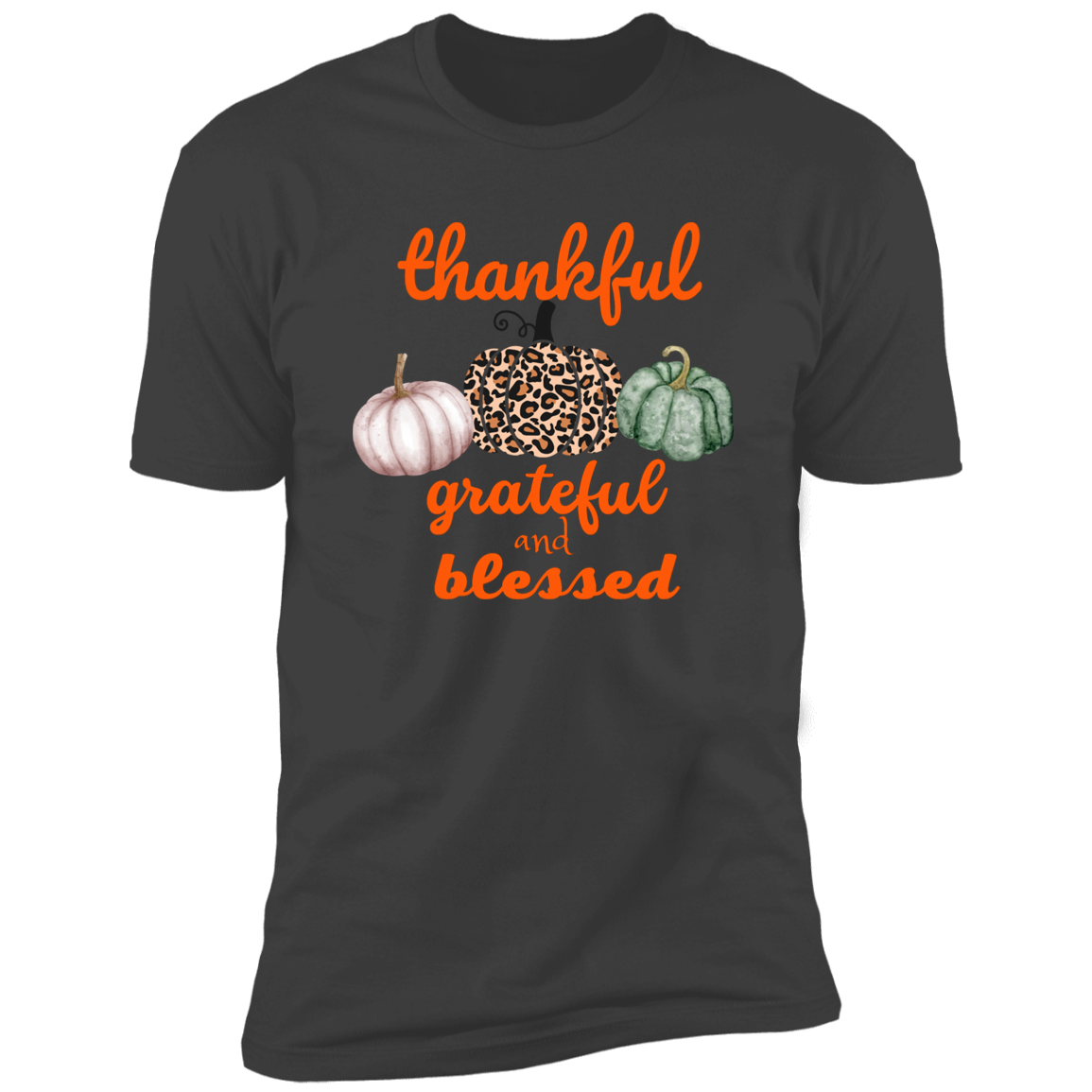 Thankful Grateful Blessed Thanksgiving  PremiumTee For Men and Women