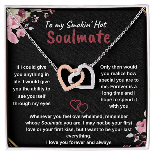 Soulmate Interlocking Heart Necklace